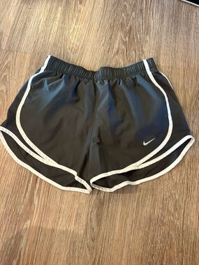Nike Women’s Gray Running Shorts with White Trim